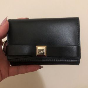 KATE SPADE BLACK LEATHER WALLET